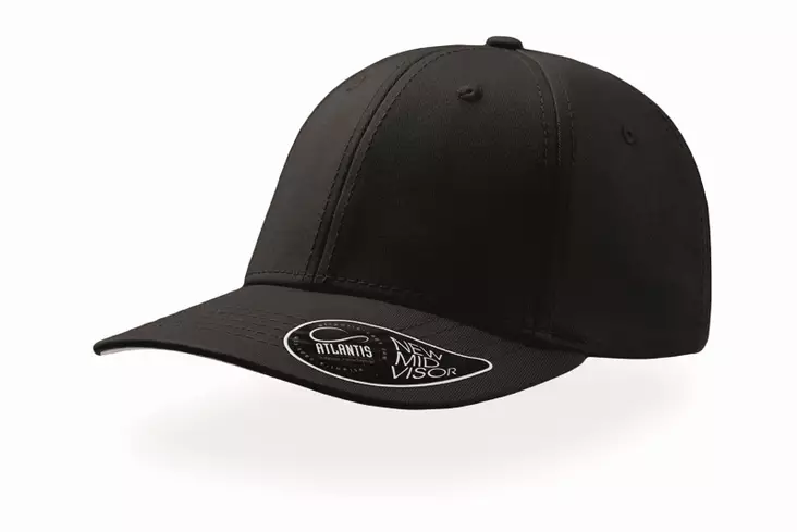 Atlantis Pitcher Mid Visor-lippis, Black - Kaikki Profiilivaatemerkit - PITB-NR - 1