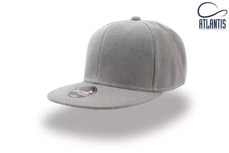 Atlantis Snap Back suoralippa, Grey - Kaikki Profiilivaatemerkit - SNAP-GR - 1