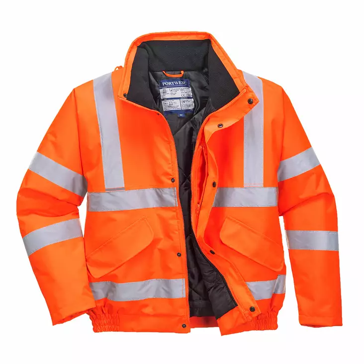 Portwest S463 HV Bomber Talvitakki LK3, Oranssi - Huomiotakit - S463-ORR - 1