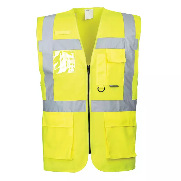 Portwest S476 Berlin HV Executive Vest LK2, Keltainen - Huomioliivit - S476-YER - 1