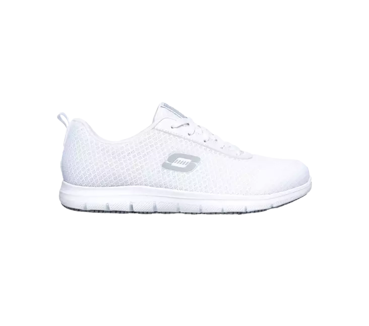 Skechers VN Relaxed Fit Ghenter Bronaugh Work Shoe w, White - Skechers työkengät - 77210EECWHT - 1