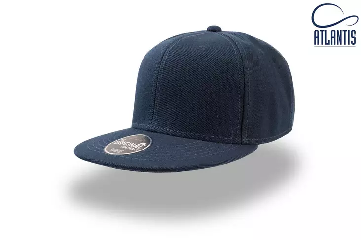 Atlantis Snap Back suoralippa, Navy - Kaikki Profiilivaatemerkit - SNAP-NV - 1