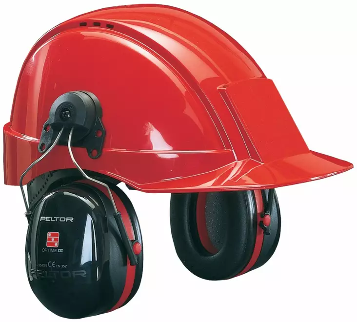 Peltor Optime 3 P3E Kuulonsuojain kypärään - Passiiviset kuulonsuojaimet - H540P3E-413-SV - 1