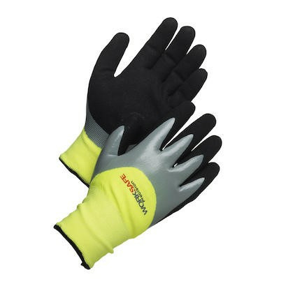 Worksafe P30-120W Nitriilipin. käsine, nylon/akr - Talvityökäsineet - WS-P30-120W - 1