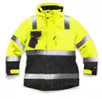 Standsafe HV045W Talvitakki LK2, Keltainen/Musta - Standsafe Huomiotyövaatteet - HV045W-Y - 1