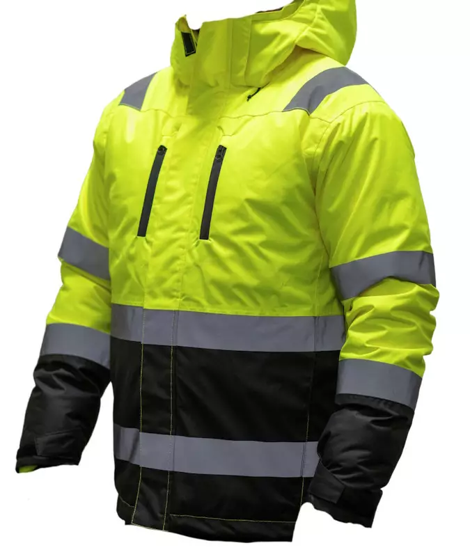 Tuuma Huomio Talvi Kuoritakki, Keltainen - Tuuma Huomiotyövaatteet - TU-HTKT-Y - 1